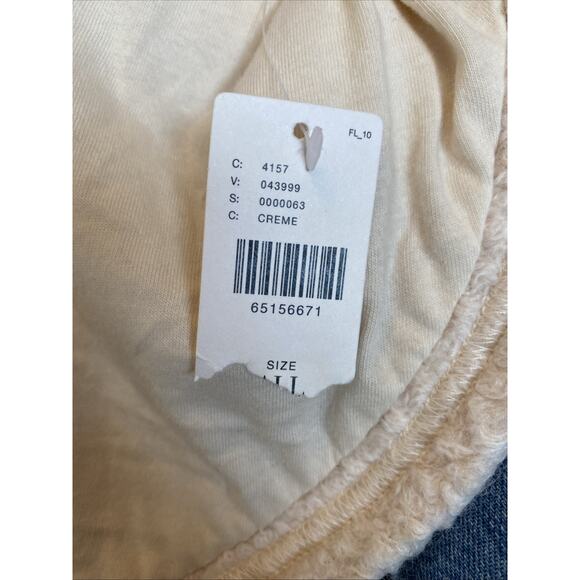 New ANTHROPOLOGIE Textured Sweater Poncho Wool Blend High Neck OS Cream $130 - Picture 12 of 16